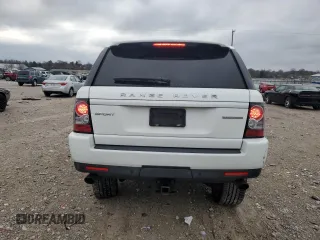2012 Land Rover Range Rover Sport SC with VIN SALSH2E45CA726713, listed as a Copart auction lot 83994934 with 84,010 mi miles and Salvage Title. Bid and sale history available at carsss.com. Image 6.