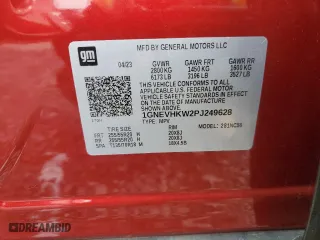 2023 Chevrolet Traverse LT Leather with VIN 1GNEVHKW2PJ249628, listed as a Copart auction lot 43569725 with 12,597 mi miles and Salvage Title. Bid and sale history available at carsss.com. Image 13.