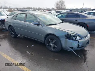 2008 Chevrolet Impala Police Police with VIN 2G1WS553381327103, listed as a IAAI auction lot 41600874 with 106,472 mi miles. Bid and sale history available at carsss.com. Image 1.