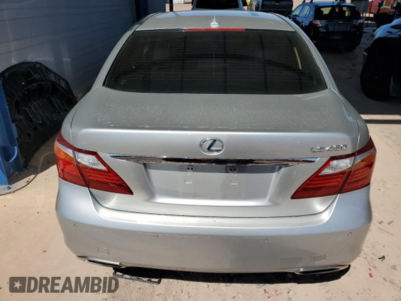 2012 Lexus LS 460 with VIN JTHBL5EF2C5111455, listed as a Copart auction lot 49353025 with 48,864 mi miles and Salvage title. Bid and sale history available at DreamBid. Image 6.
