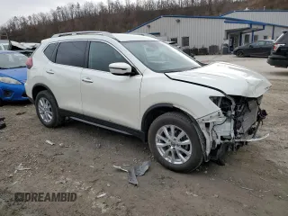 2019 Nissan Rogue SL with VIN 5N1AT2MV5KC736653, listed as a Copart auction lot 48371235 with 45,966 mi miles and Salvage Title. Bid and sale history available at carsss.com. Image 4.