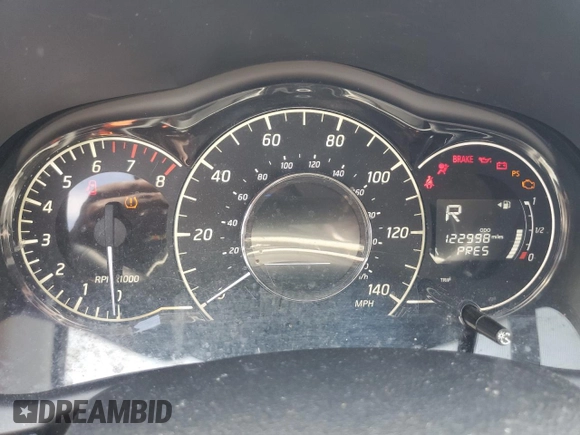 2017 Nissan Note SV with VIN 3N1CE2CP5HL360790, listed as a Copart auction lot 57073065 with 122,998 mi miles and Salvage title. Bid and sale history available at DreamBid. Image 9.