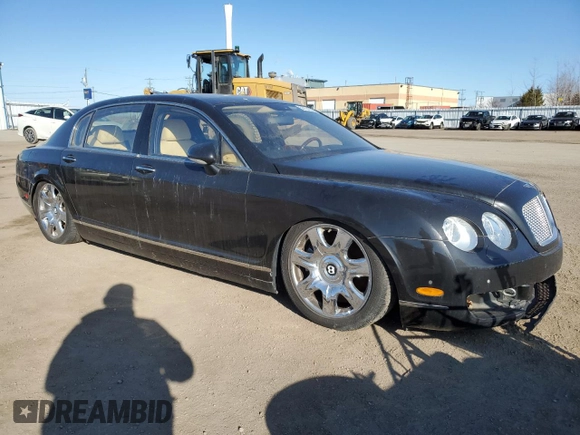 2006 Bentley Flying Spur with VIN SCBBR53W06C032405, listed as a Copart auction lot 53704335 with Not Provided miles and Clean Title. Bid and sale history available at DreamBid. Image 4.