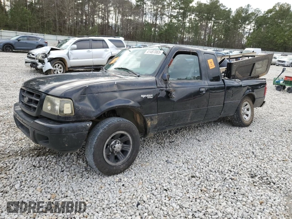 2002 Ford Ranger XLT Appearance with VIN 1FTYR44E62PB24533, listed as a Copart auction lot 41487065 with 144,462 mi miles and Salvage Title. Bid and sale history available at carsss.com. Image 1.
