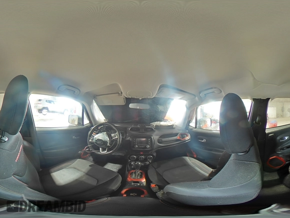 2015 Jeep Renegade Trailhawk with VIN ZACCJBCTXFPB80067, listed as a Copart auction lot 64927985 with Not provided miles and Salvage title. Bid and sale history available at DreamBid. Image 15.