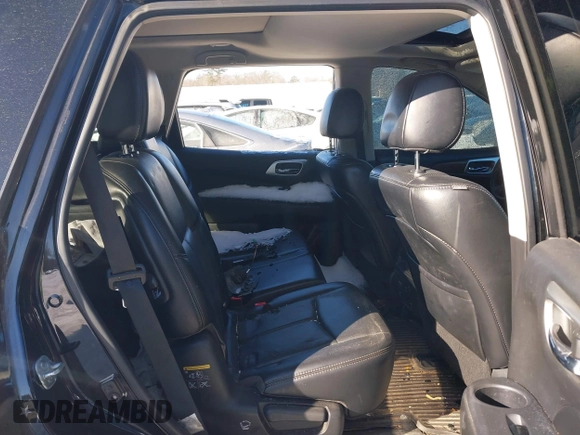 2017 Nissan Pathfinder S with VIN 5N1DR2MM5HC679687, listed as a IAAI auction lot 41574249 with 150,615 mi miles and . Bid and sale history available at DreamBid. Image 8.