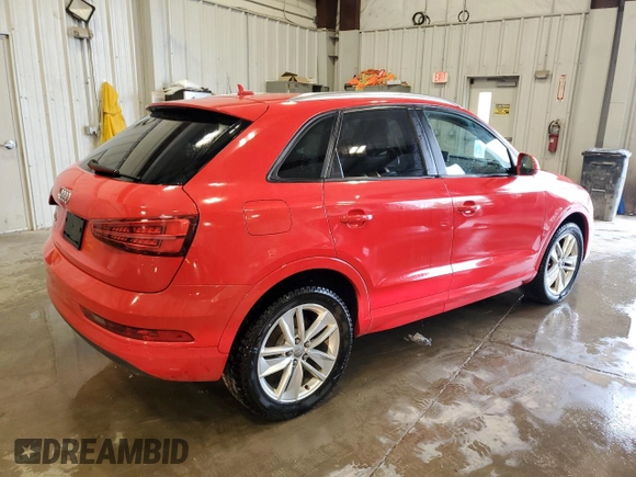 2017 Audi Q3 Premium with VIN WA1BCCFS6HR014545, listed as a Copart auction lot 61142415 with 132,698 mi miles and Non repairable. Bid and sale history available at DreamBid. Image 3.