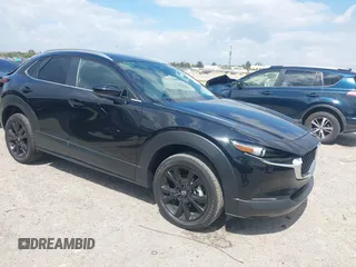 2025 Mazda CX-30 2.5 S Select Sport with VIN 3MVDMBBMXSM783828, listed as a IAAI auction lot 41731998 with 3,393 mi miles. Bid and sale history available at carsss.com. Image 1.