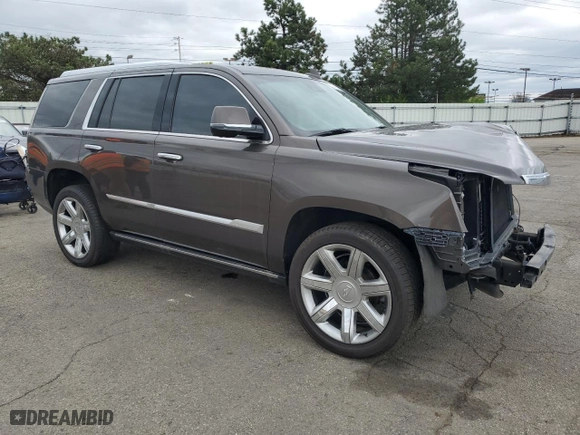 2020 Cadillac Escalade Premium Luxury with VIN 1GYS4CKJ7LR156518, listed as a Copart auction lot 53136925 with 87,706 mi miles and Salvage Title. Bid and sale history available at carsss.com. Image 4.