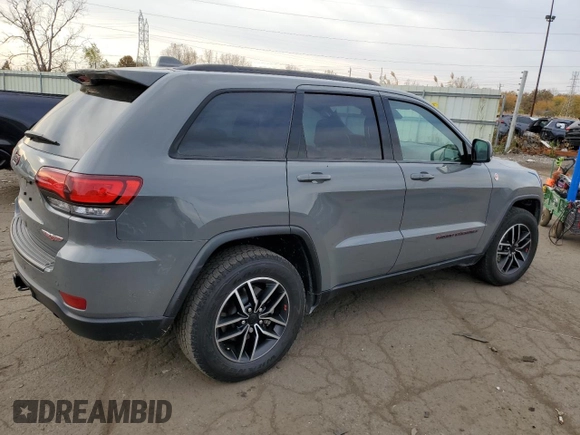 2021 Jeep Grand Cherokee Trailhawk with VIN 1C4RJFLG1MC867623, listed as a Copart auction lot 77439274 with 18,835 mi miles and Clean Title. Bid and sale history available at carsss.com. Image 3.