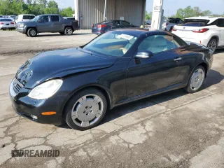 2002 Lexus SC 430 with VIN JTHFN48Y320002422, listed as a Copart auction lot 57104945 with 147,745 mi miles and Clean Title. Bid and sale history available at DreamBid. Image 1.