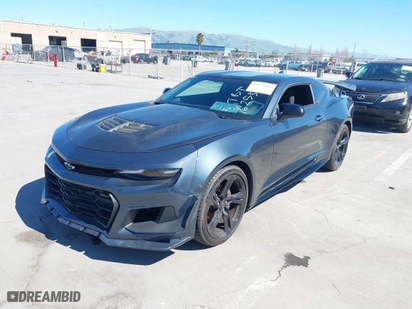 2020 Chevrolet Camaro 1SS with VIN 1G1FF1R7XL0127415, listed as a IAAI auction lot 41871885 with 22,447 mi miles. Bid and sale history available at carsss.com. Image 6.