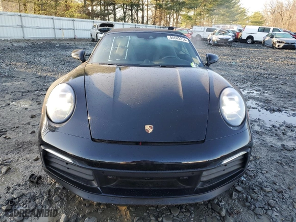 2022 Porsche 911 Carrera S with VIN WP0CB2A91NS245403, listed as a Copart auction lot 85543374 with 5,325 mi miles and Non Repairable. Bid and sale history available at carsss.com. Image 5.