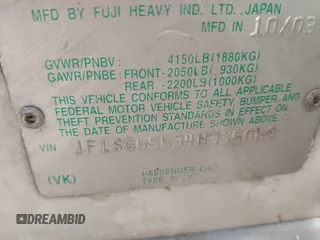 2004 Subaru Forester XS с VIN JF1SG65634H735069, выставлен на аукционе IAAI как лот 42062340 с пробегом 191 000 миль миль и . История ставок и продаж доступна на DreamBid. Изображение 9.