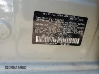 2017 Subaru Crosstrek Premium z VIN JF2GPADC6H8215790, wystawiony jako Copart lot #52615605 z przebiegiem 131 396 mil mil oraz Szkoda całkowita • Salvage title. Historia ofert i sprzedaży dostępna na DreamBid. Obrazek 15.