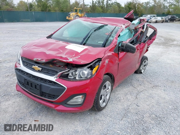 2020 Chevrolet Spark LS with VIN KL8CB6SA8LC449664, listed as a IAAI auction lot 41951655 with 33,005 mi miles. Bid and sale history available at carsss.com. Image 17.