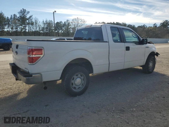 2014 Ford F-150 XL with VIN 1FTFX1CF8EFA43484, listed as a Copart auction lot 87995595 with 111,993 mi miles and Salvage title. Bid and sale history available at DreamBid. Image 3.