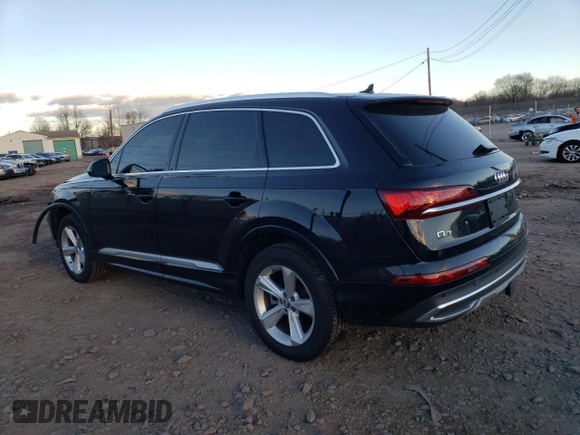 2020 Audi Q7 Premium with VIN WA1AXAF76LD000148, listed as a Copart auction lot 82021223 with 63,050 mi miles. Bid and sale history available at carsss.com. Image 2.