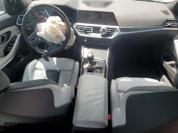 2022 BMW M3 Competition xDrive с VIN WBS43AY05NFN12563, выставлен на аукционе Copart как лот 56837075 с пробегом Не указан миль и Списание • Salvage title. История ставок и продаж доступна на DreamBid. Изображение 8.