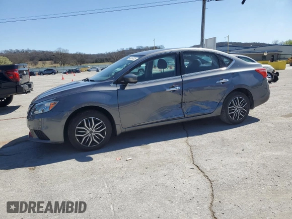 2017 Nissan Sentra SV with VIN 3N1AB7APXHL644562, listed as a Copart auction lot 48856325 with 95,878 mi miles and Salvage Title. Bid and sale history available at carsss.com. Image 1.