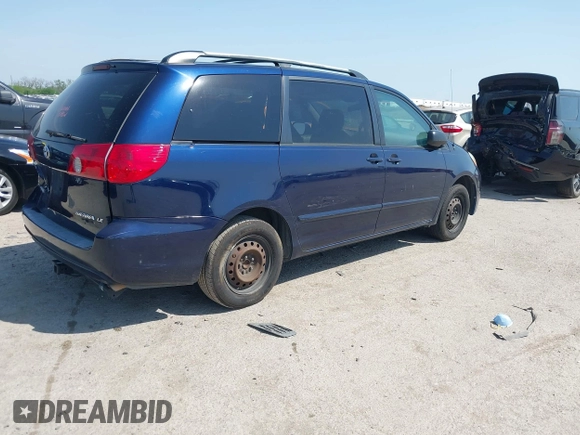 2006 Toyota Sienna CE with VIN 5TDZA23C06S556059, listed as a IAAI auction lot 42033813 with 199,149 mi miles and . Bid and sale history available at DreamBid. Image 4.