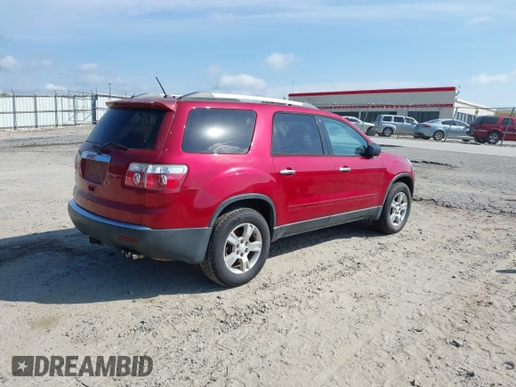 2012 GMC Acadia SLE with VIN 1GKKRPEDXCJ145455, listed as a IAAI auction lot 42184121 with 174,673 mi miles. Bid and sale history available at carsss.com. Image 4.