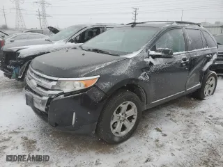 2012 Ford Edge SEL with VIN 2FMDK3JC6CBA02999, listed as a Copart auction lot 89255555 with 215,929 mi miles and Salvage Title. Bid and sale history available at carsss.com. Image 1.