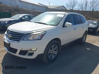 2015 Chevrolet Traverse LT with VIN 1GNKRGKD1FJ170059, listed as a IAAI auction lot 41904848 with 212,099 mi miles. Bid and sale history available at carsss.com. Image 2.
