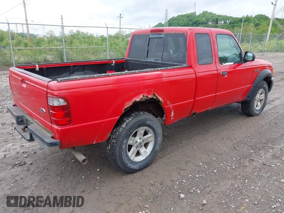 2004 Ford Ranger XL Fleet with VIN 1FTZR15E54TA02791, listed as a IAAI auction lot 42262920 with 192,401 mi miles and . Bid and sale history available at DreamBid. Image 4.