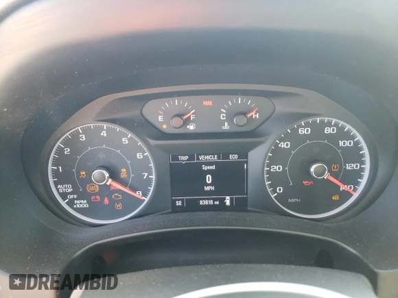 2018 GMC Terrain SLE with VIN 3GKALMEV0JL246112, listed as a Copart auction lot 49591665 with 83,616 mi miles and Salvage Title. Bid and sale history available at carsss.com. Image 9.