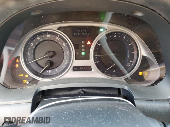 2010 Lexus IS 350 with VIN JTHBE5C24A2017439, listed as a Copart auction lot 85369904 with 157,074 mi miles and Salvage title. Bid and sale history available at DreamBid. Image 9.