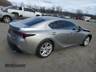 2021 Lexus IS 300 with VIN JTHC81F27M5044864, listed as a Copart auction lot 87612335 with 39,584 mi miles and Salvage title. Bid and sale history available at DreamBid. Image 3.