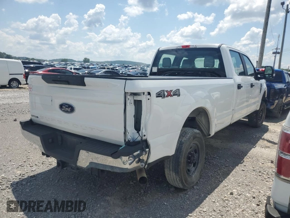 2019 Ford F-250 XL z VIN 1FT7W2B66KEG30444, wystawiony jako Copart lot #59357234 z przebiegiem Nie podano mil oraz Szkoda całkowita • Salvage title. Historia ofert i sprzedaży dostępna na DreamBid. Obrazek 3.