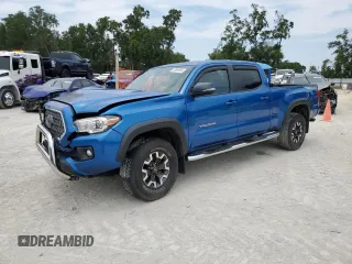 2018 Toyota Tacoma SR5 with VIN 5TFDZ5BN8JX036038, listed as a Copart auction lot 59096855 with 113,235 mi miles and Salvage title. Bid and sale history available at DreamBid. Image 1.