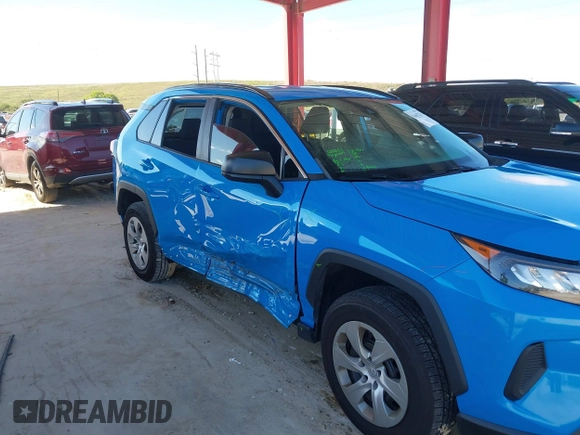 2020 Toyota RAV4 LE with VIN 2T3H1RFV4LC050232, listed as a IAAI auction lot 41665221 with 54,172 mi miles. Bid and sale history available at carsss.com. Image 6.