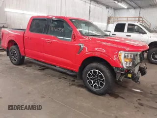 2023 Ford F-150 XL with VIN 1FTEW1EP1PKF53349, listed as a IAAI auction lot 41716758 with 12,428 mi miles. Bid and sale history available at carsss.com. Image 1.