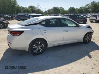 2020 Nissan Sentra SV with VIN 3N1AB8CV4LY215043, listed as a Copart auction lot 52383915 with 85,770 mi miles and Non Repairable. Bid and sale history available at carsss.com. Image 3.
