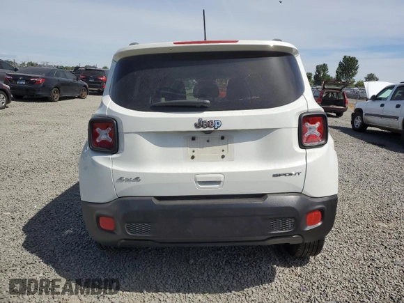 2018 Jeep Renegade Sport с VIN ZACCJBAB7JPH15195, выставлен на аукционе Copart как лот 58906814 с пробегом 113 908 миль миль и Списание • Salvage title. История ставок и продаж доступна на DreamBid. Изображение 6.