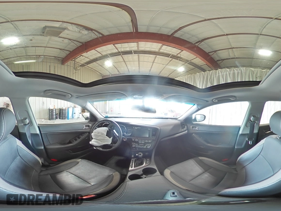 2013 Kia Optima EX with VIN KNAGM4AD0D5060443, listed as a Copart auction lot 65741625 with Not provided miles and Salvage title. Bid and sale history available at DreamBid. Image 14.