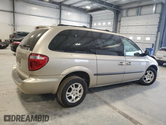 2002 Dodge Caravan EX with VIN 2B8GP74L92R689712, listed as a Copart auction lot 86359064 with 129,412 mi miles and Salvage Title. Bid and sale history available at carsss.com. Image 3.