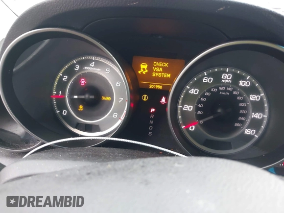 2013 Acura MDX with VIN 2HNYD2H26DH506503, listed as a IAAI auction lot 41567431 with 201,950 mi miles. Bid and sale history available at carsss.com. Image 7.