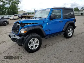 2021 Jeep Wrangler 80th Anniversary with VIN 1C4GJXAN8MW775695, listed as a Copart auction lot 61360205 with 57,877 mi miles and Salvage title. Bid and sale history available at DreamBid. Image 1.