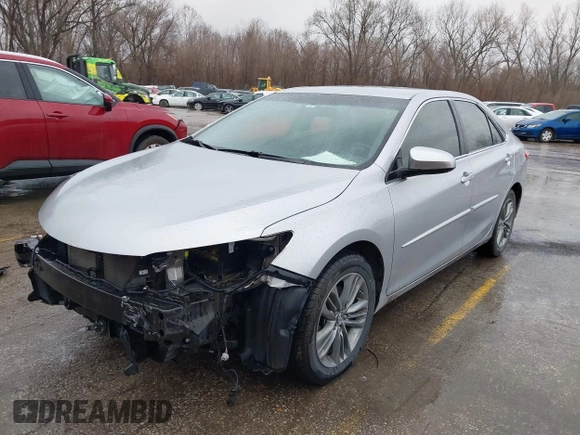 2017 Toyota Camry XLE with VIN 4T1BF1FK6HU346396, listed as a IAAI auction lot 41705502 with 97,352 mi miles. Bid and sale history available at carsss.com. Image 2.