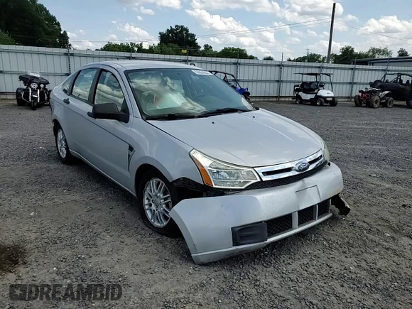 2008 Ford Focus SE with VIN 1FAHP35N98W184583, listed as a Copart auction lot 63604564 with 107,804 mi miles and Salvage Title. Bid and sale history available at carsss.com. Image 10.