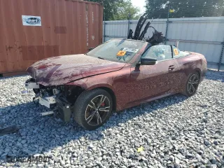 2023 BMW 4 Series M440i xDrive with VIN WBA63AT0XPCL34447, listed as a Copart auction lot 54727885 with 0 mi miles and Clean Title. Bid and sale history available at carsss.com. Image 1.