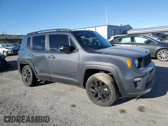 2023 Jeep Renegade Altitude z VIN ZACNJDE1XPPP13744, wystawiony jako Copart lot #49667045 z przebiegiem 16 194 mil mil oraz Szkoda całkowita • Salvage title. Historia ofert i sprzedaży dostępna na DreamBid. Obrazek 4.