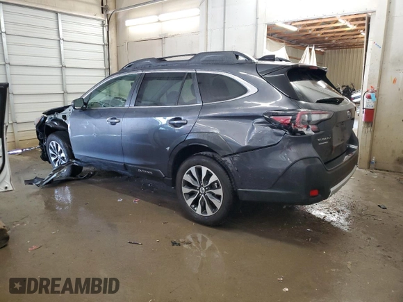 2024 Subaru Outback Limited with VIN 4S4BTANC5R3175876, listed as a Copart auction lot 55122435 with 17,185 mi miles and Salvage title. Bid and sale history available at DreamBid. Image 2.