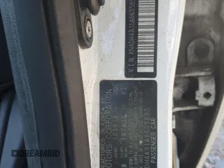 2010 Kia Rio LX with VIN KNADH4A31A6635895, listed as a Copart auction lot 61308434 with 209,016 mi miles and Salvage Title. Bid and sale history available at carsss.com. Image 13.