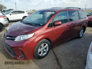 2018 Toyota Sienna LE Auto Access Seat with VIN 5TDKZ3DC5JS905966, listed as a Copart auction lot 50753055 with 107,490 mi miles and Salvage Title. Bid and sale history available at carsss.com. Image 1.