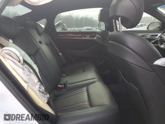 2018 Genesis G80 Sport with VIN KMHGN4JB7JU268654, listed as a Copart auction lot 85464304 with 72,385 mi miles and Salvage Title. Bid and sale history available at DreamBid. Image 10.